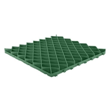 решетка газонная рг-60.60.4 пластиковая зеленая (600х600х40)  газонная решетка