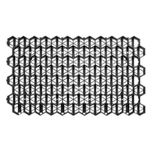 решетка газонная рг-70.40.3,2 пластиковая черная (694х400х32)  газонная решетка