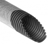 Труба дренажная гофр. однослойная ПНД 90/76мм-II (черная) с фильтром